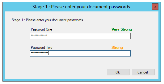 Password Strength Indicator in SafePad